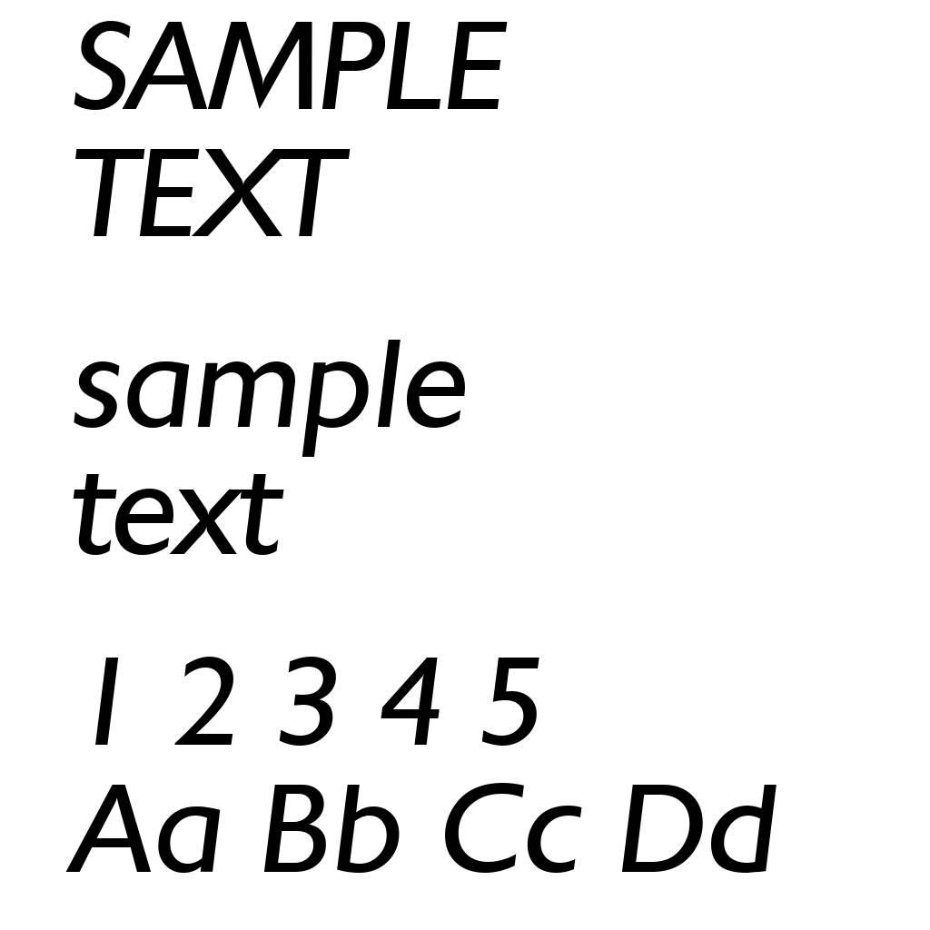 ChantillySerial-Italic