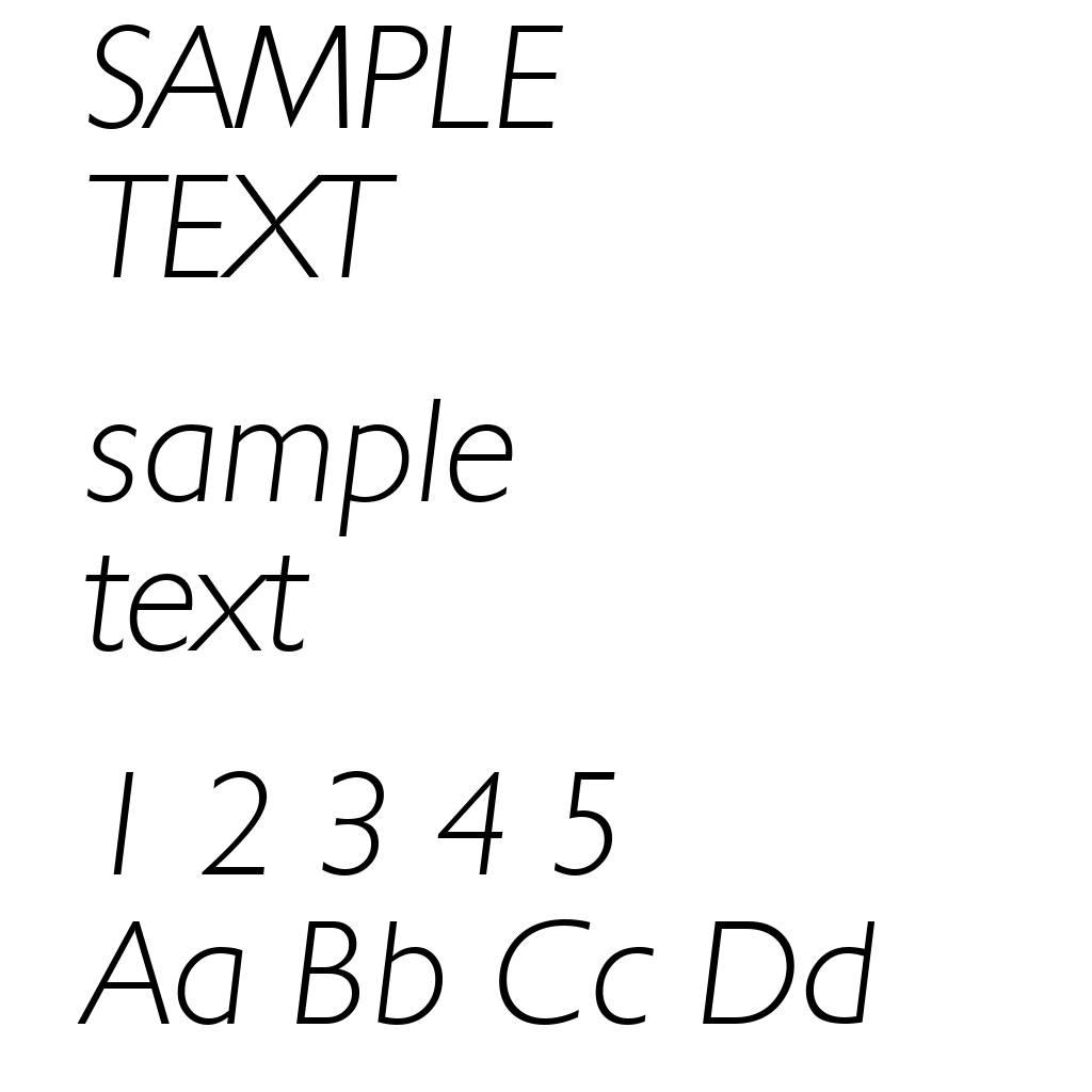 ChantillySerial-Xlight-Italic