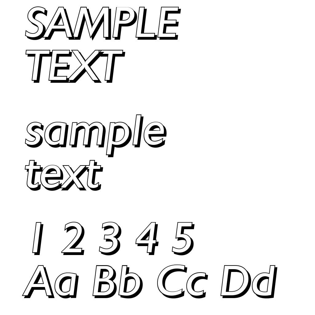 ChantillyShadow-Italic