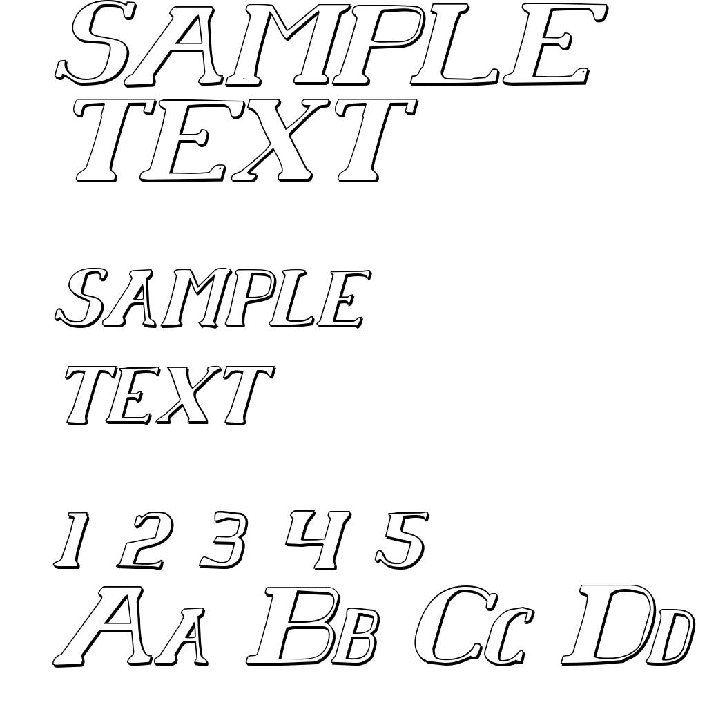Chardin Doihle Shadow Italic