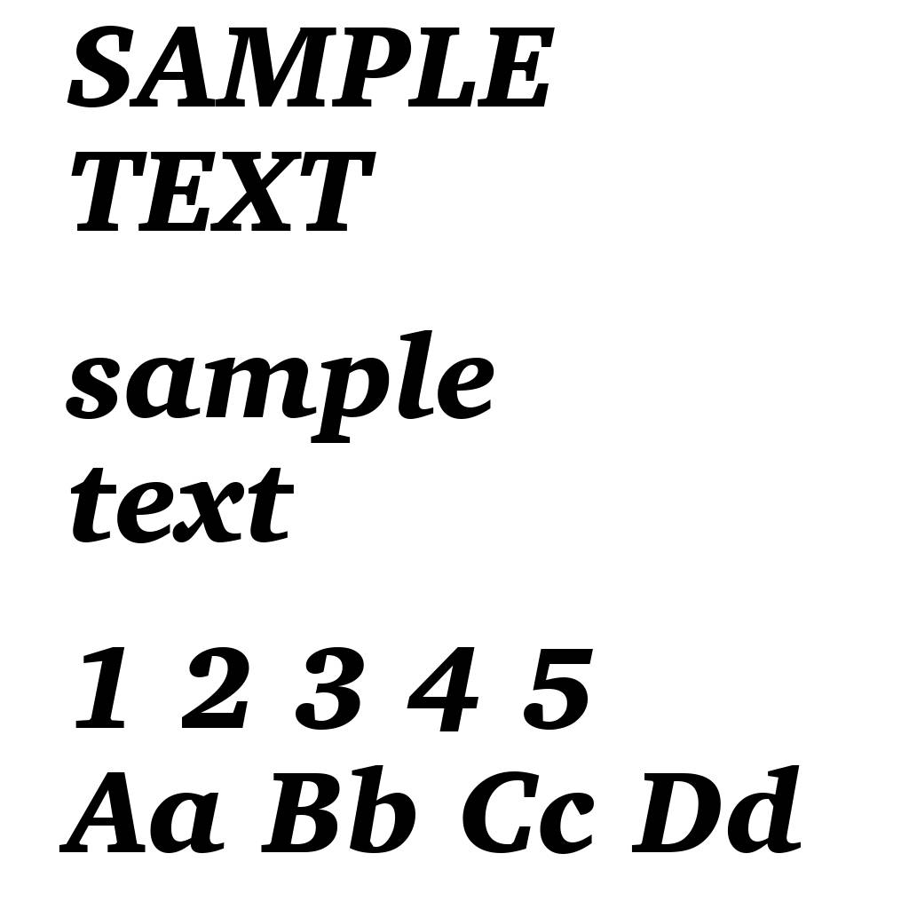 Charter Black Italic BT