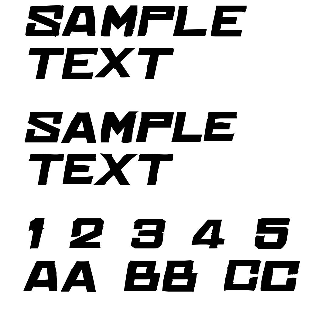 Chinese Rocks Fat Italic