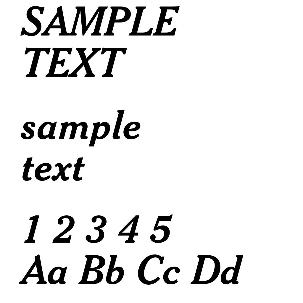 Cheltenham Bold Italic Headline BT