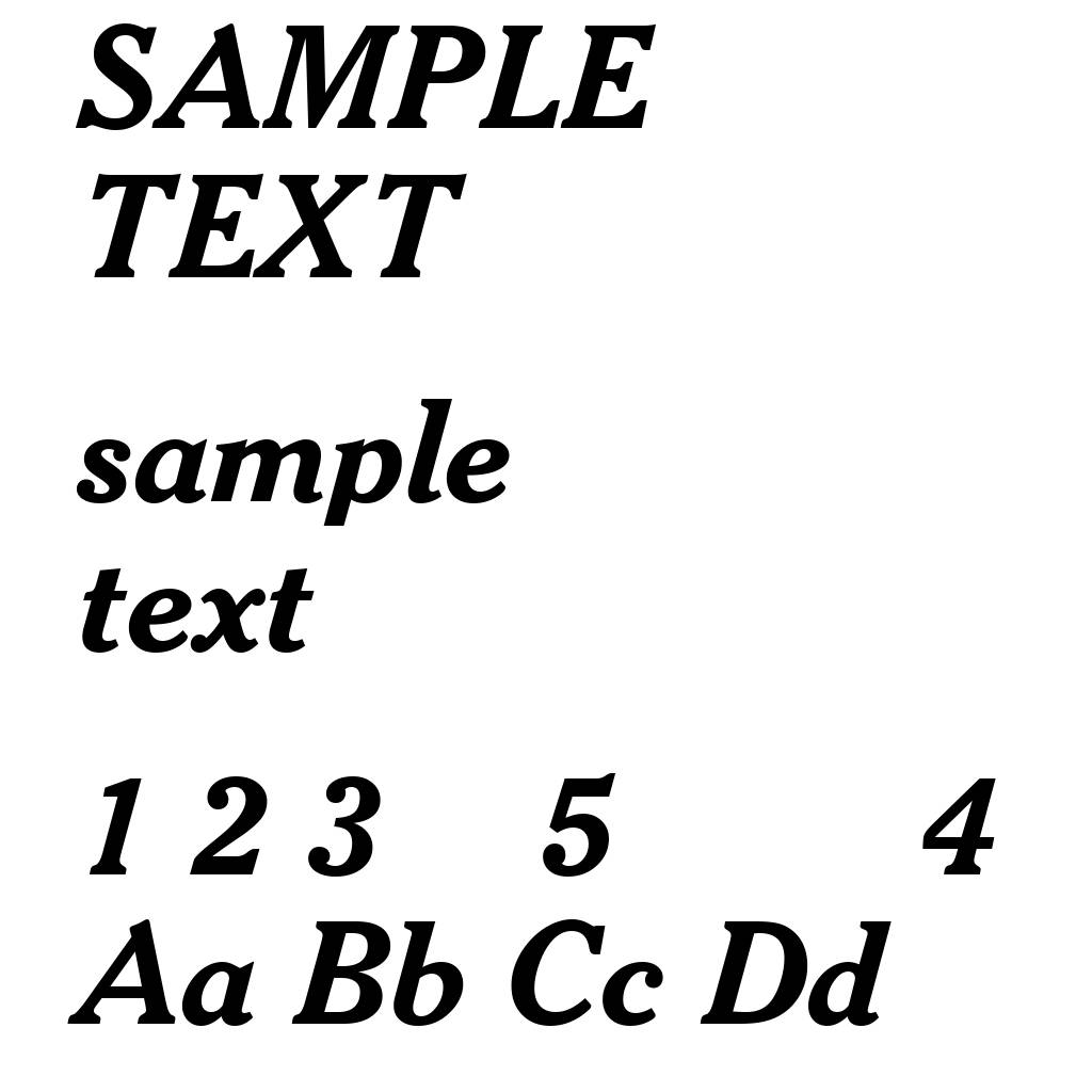 Cheltenham Bold Italic BT
