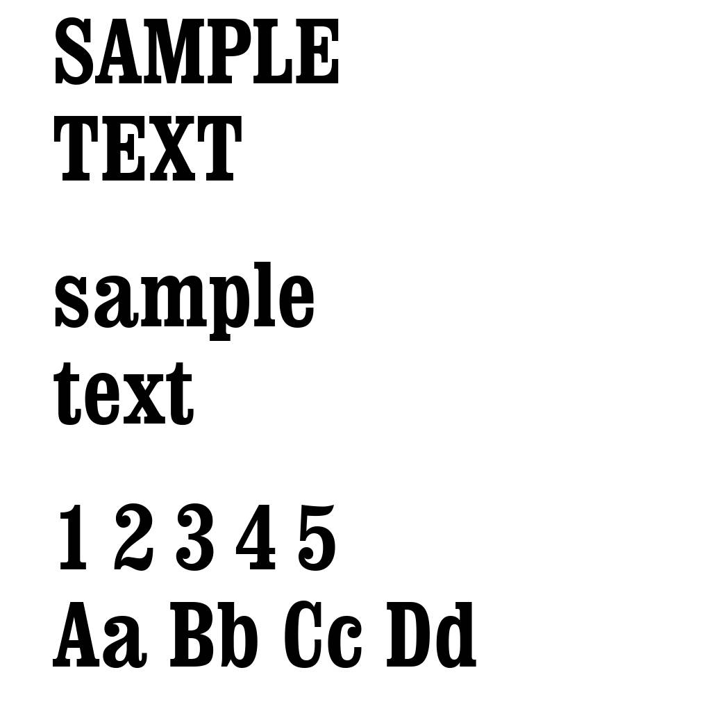 Clarendon Condensed Bold