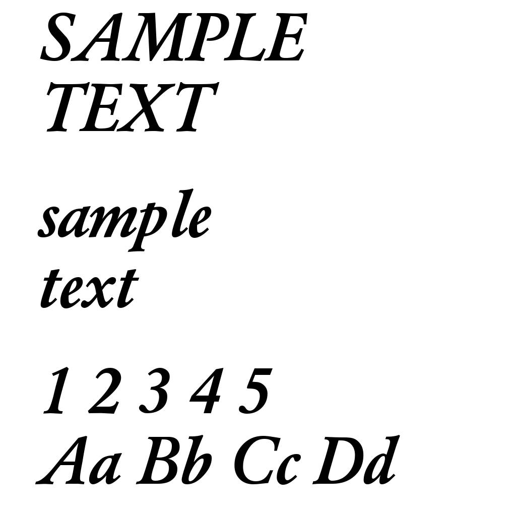 ClassicGarfeld Bold Italic