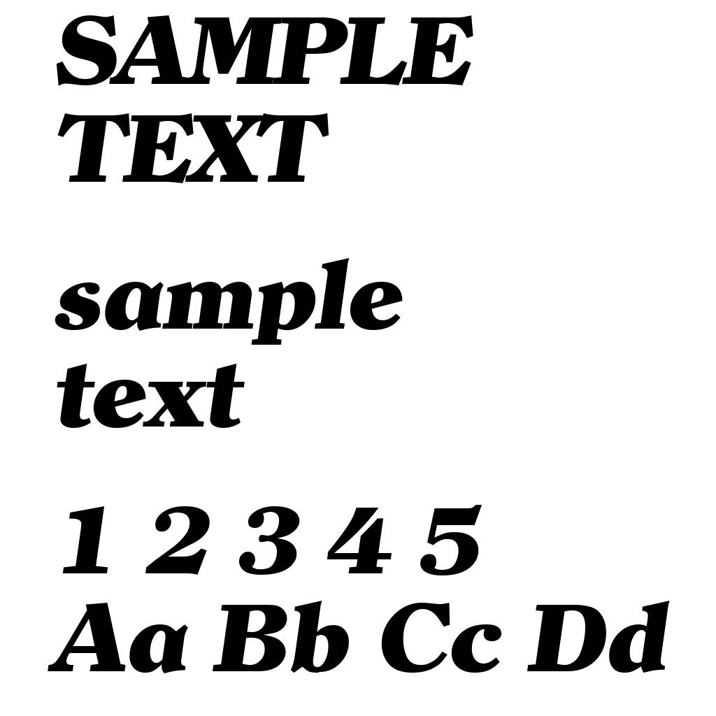 ClearfaceSerial-Heavy-Italic