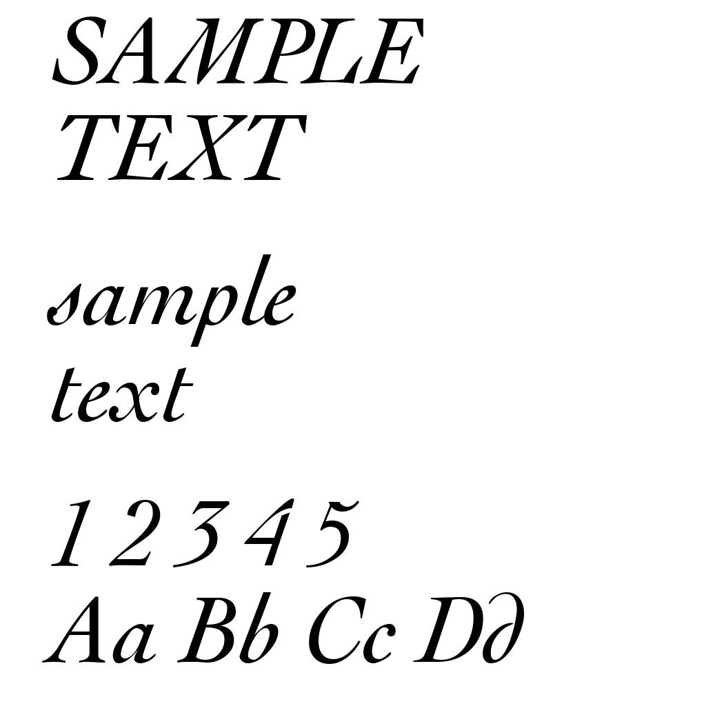 Cockney-Italic