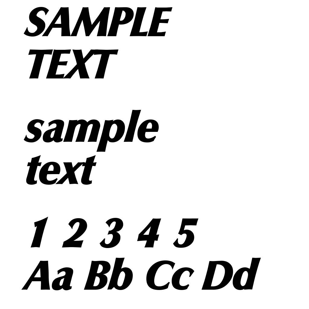 ColumbiaSerial-Heavy-Italic