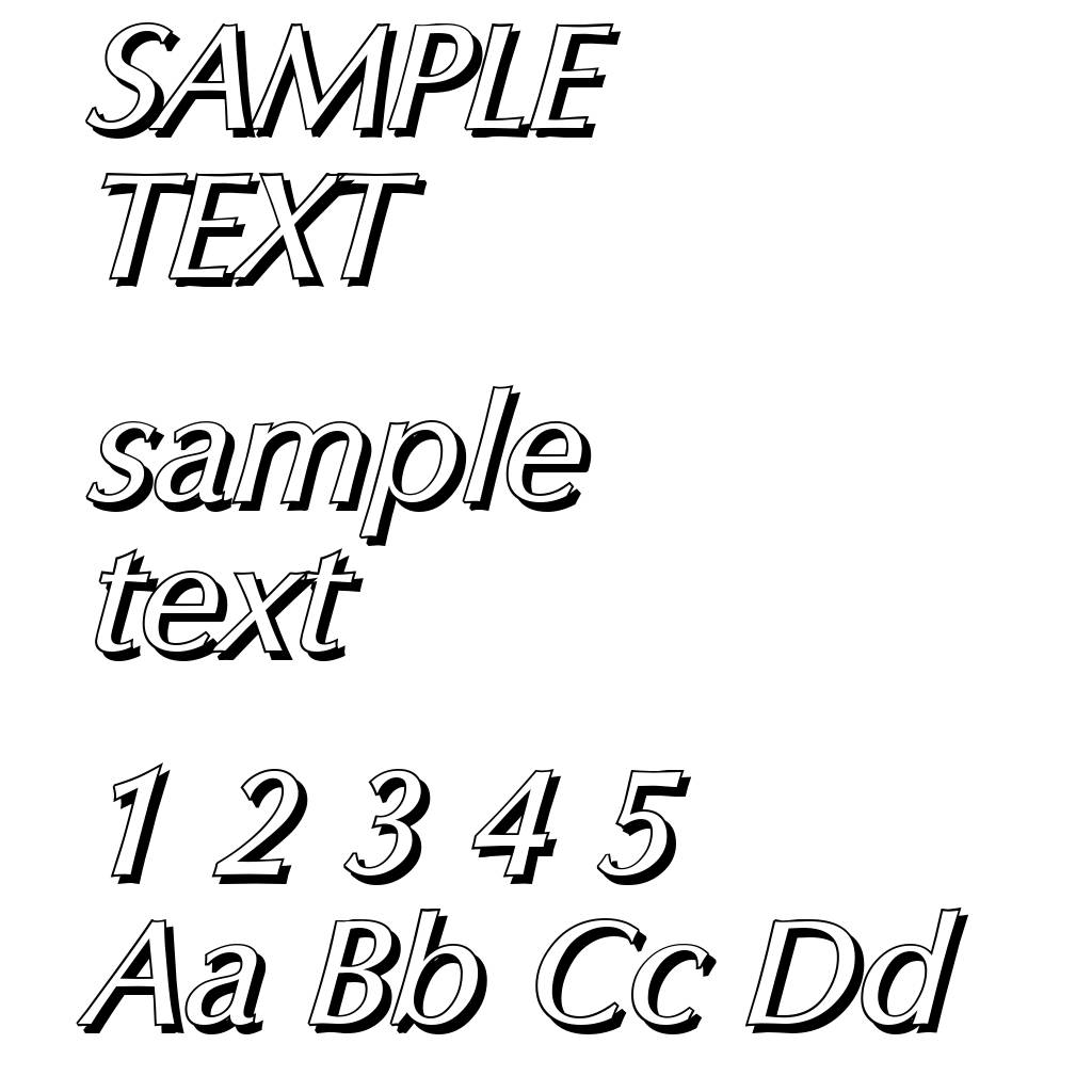 ColumbiaShadow-Italic