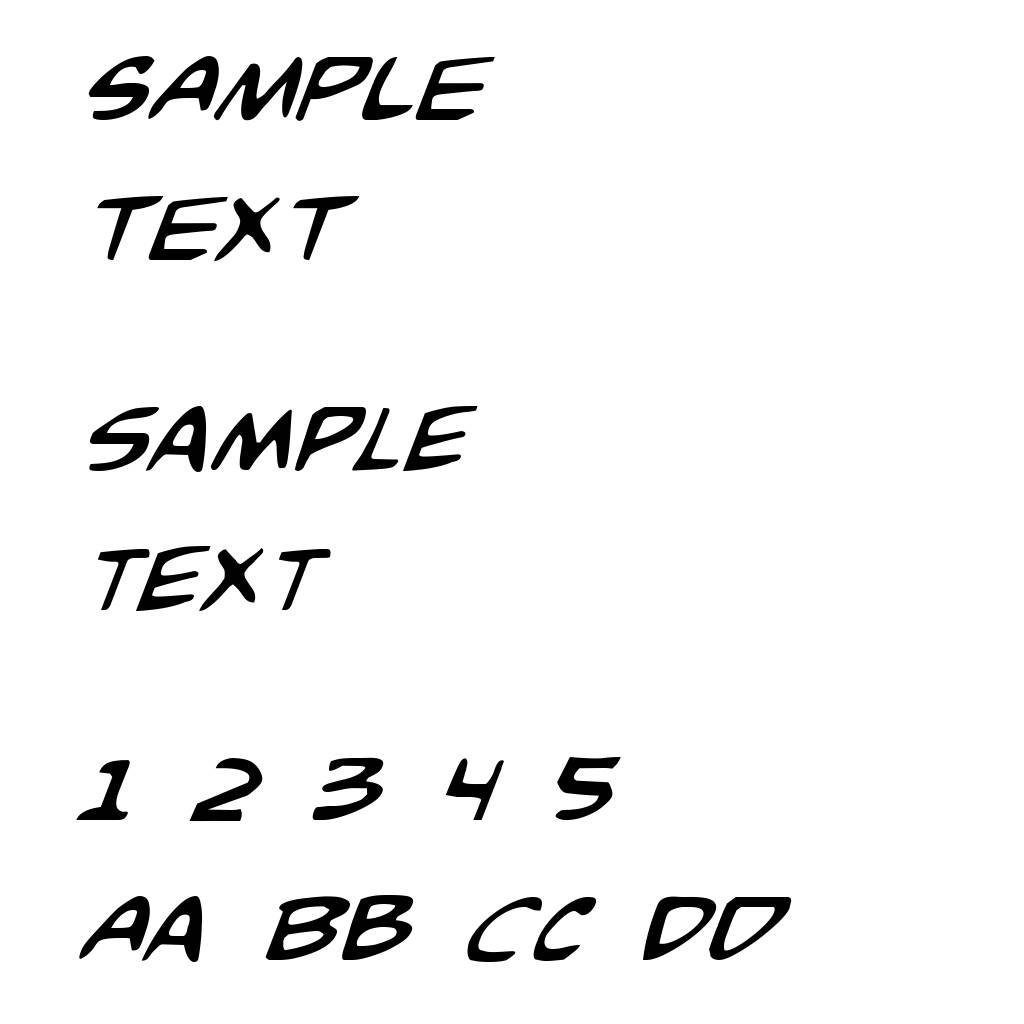 Comic Book Commando Italic