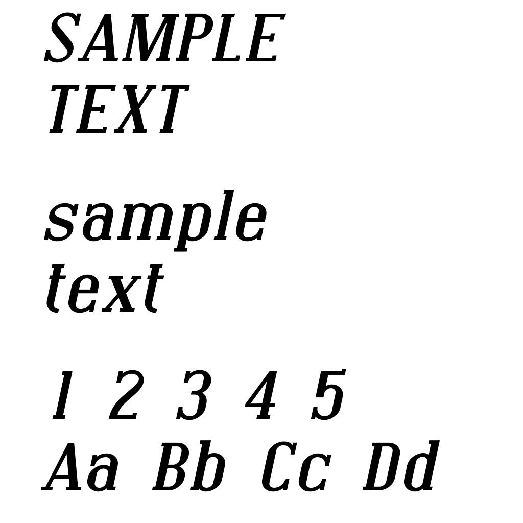 Covington Exp Bold Italic