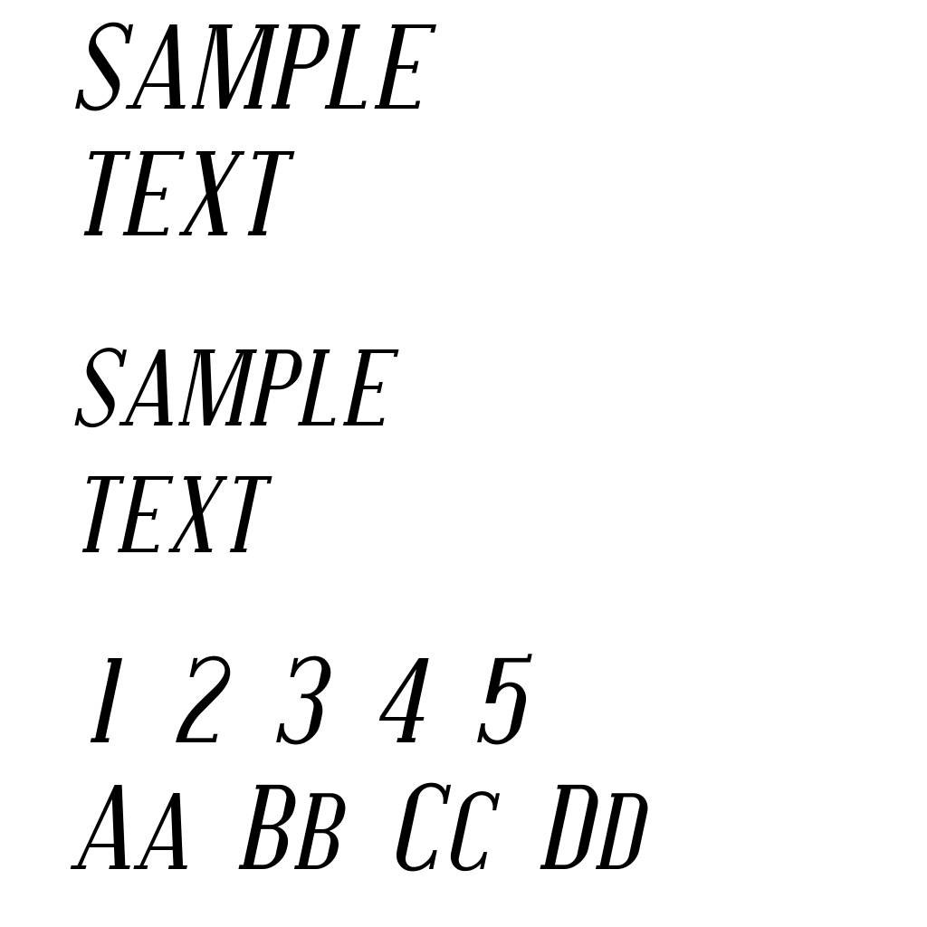Covington SC Italic