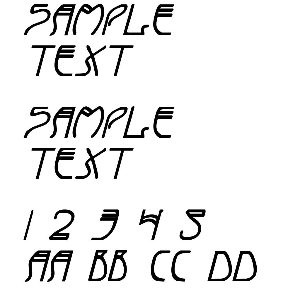 Coyote Deco Bold Italic