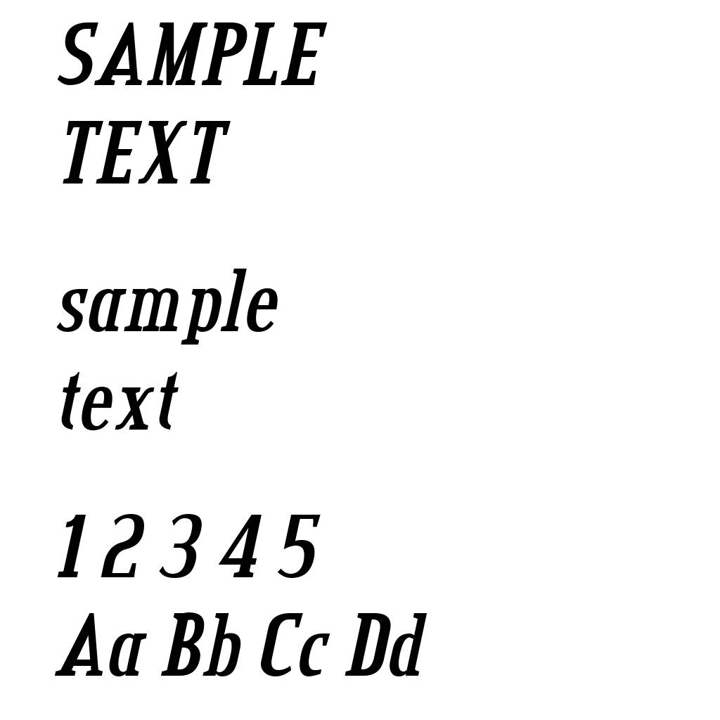 Credit Valley Bold Italic