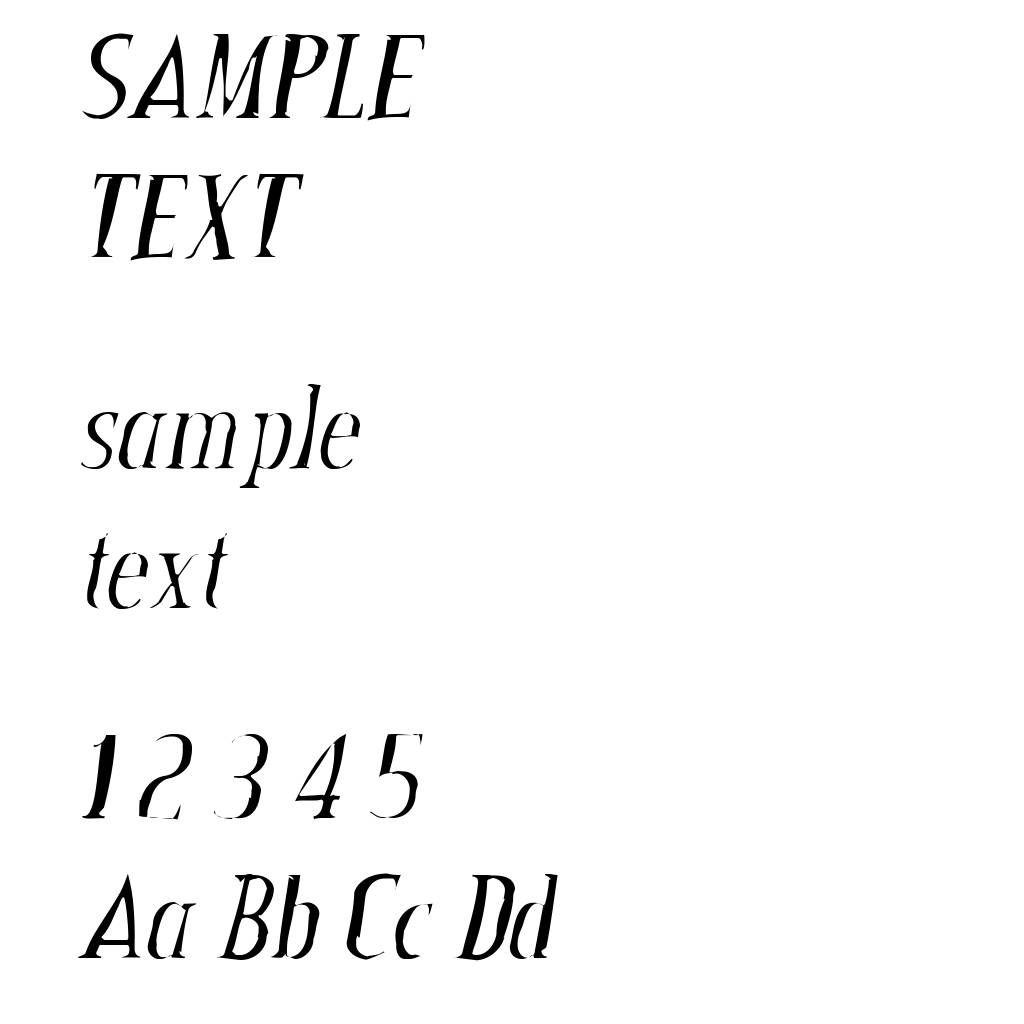 Credit Valley Gaunt Italic