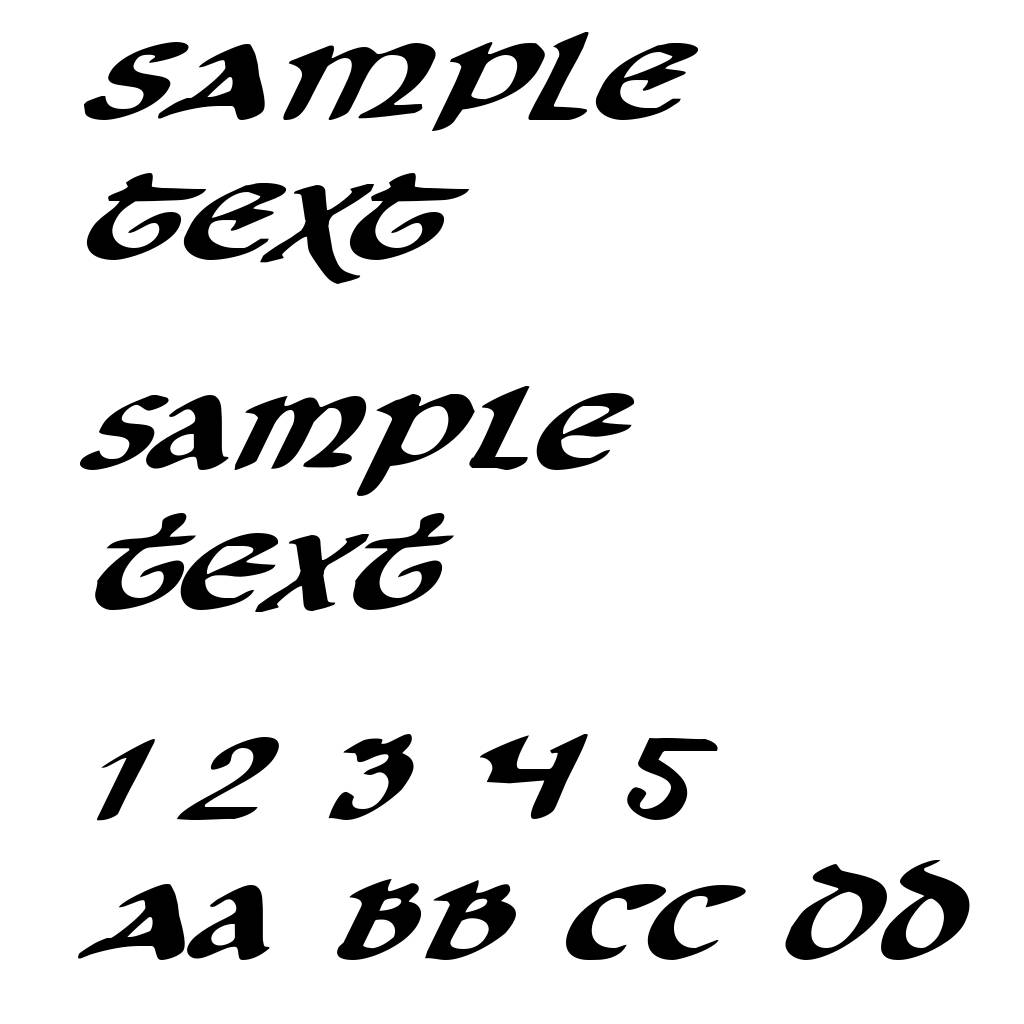 Cry Uncial Italic
