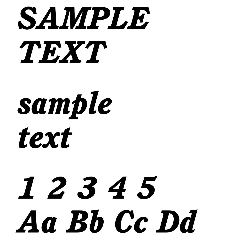 Cushing Heavy Italic BT