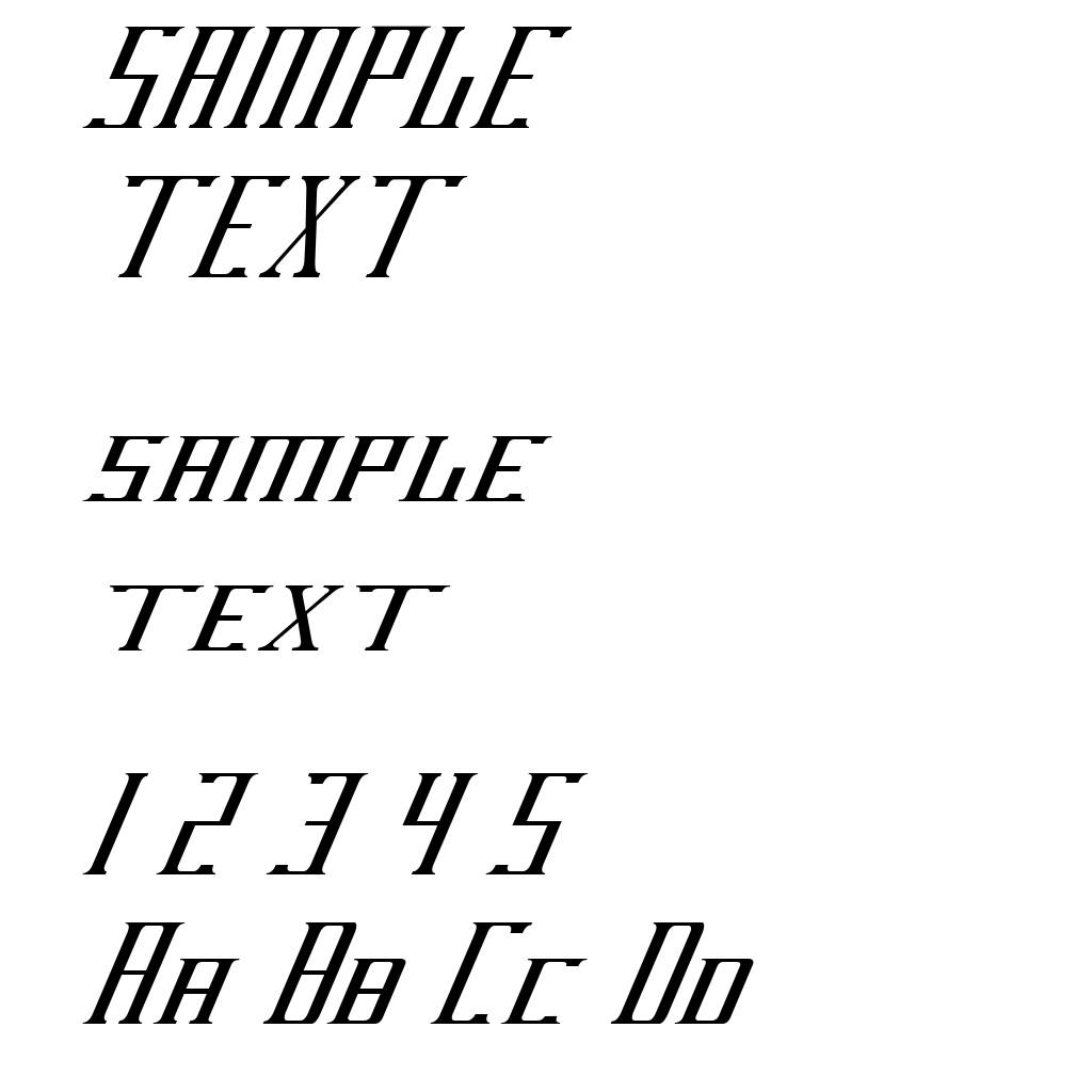DarkWind Condensed Italic