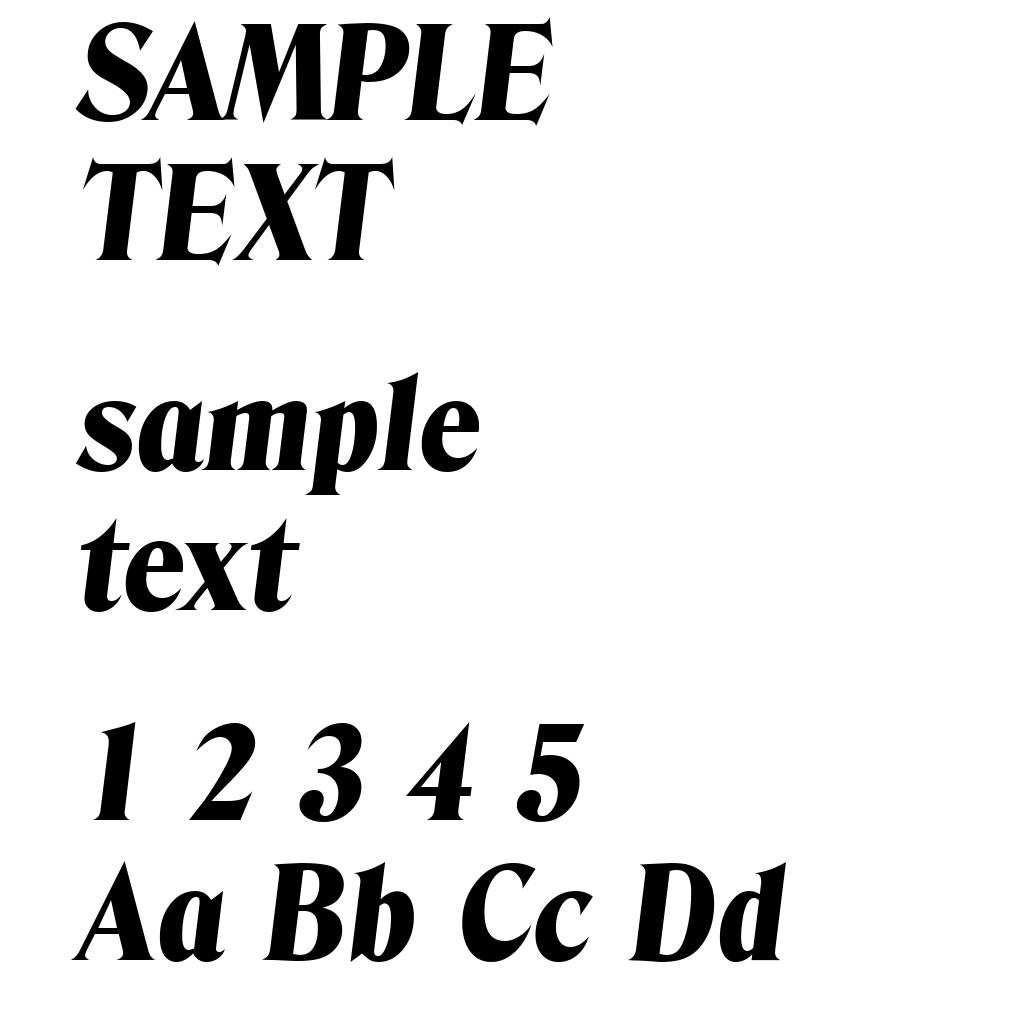 DenverSerial-Heavy-Italic