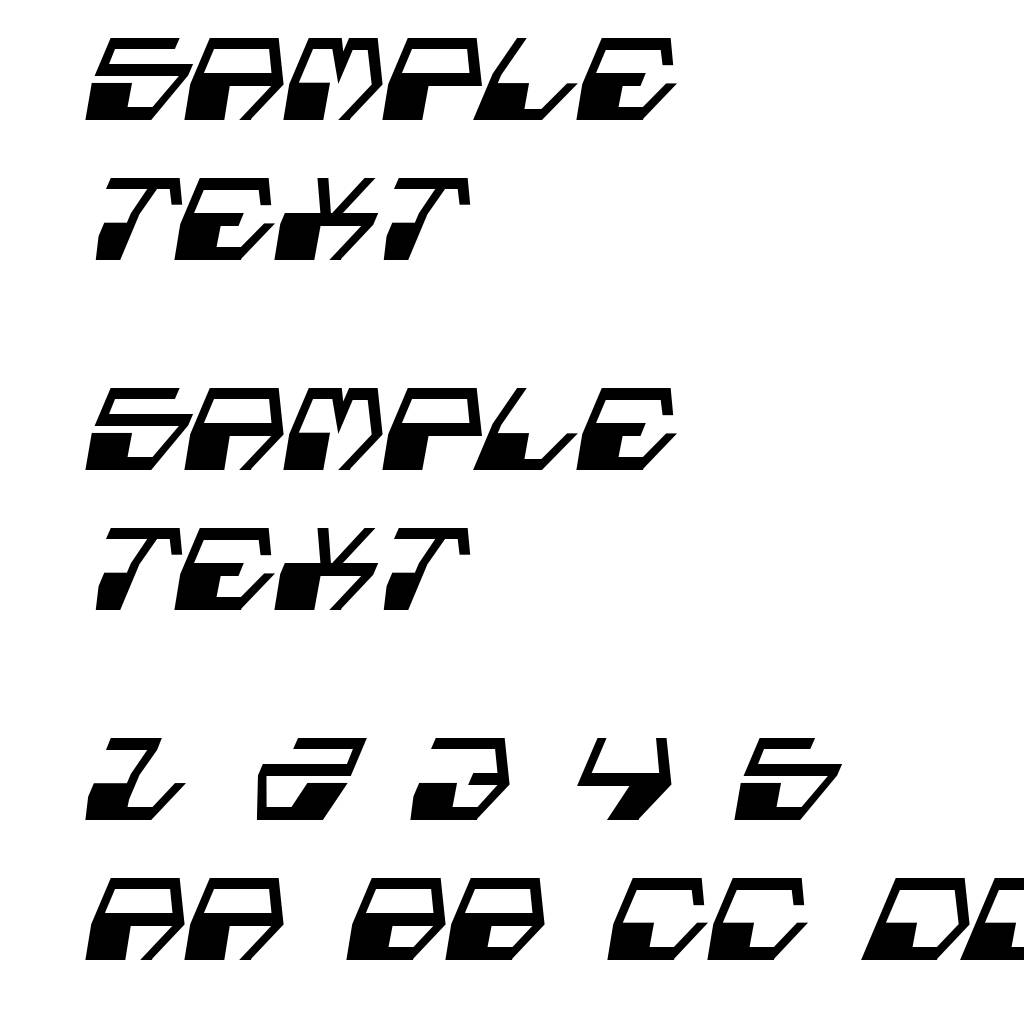 Deranian Condensed Italic