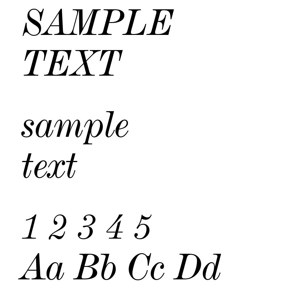 De Vinne Italic Text BT