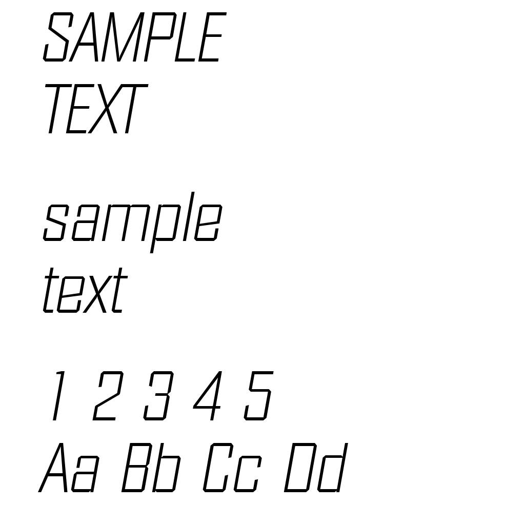 DiamanteSerial-Xlight-Italic