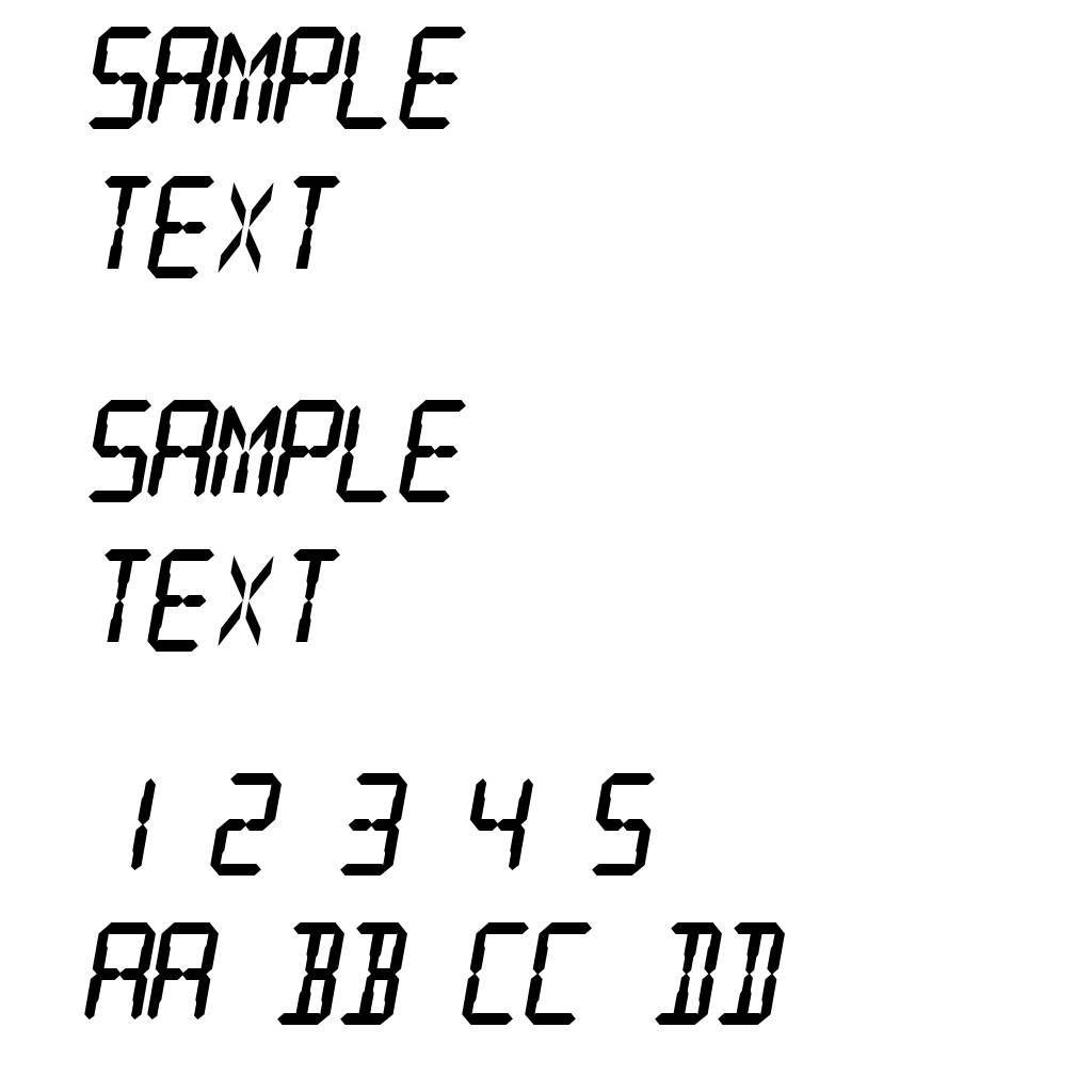 Digital Readout Thick