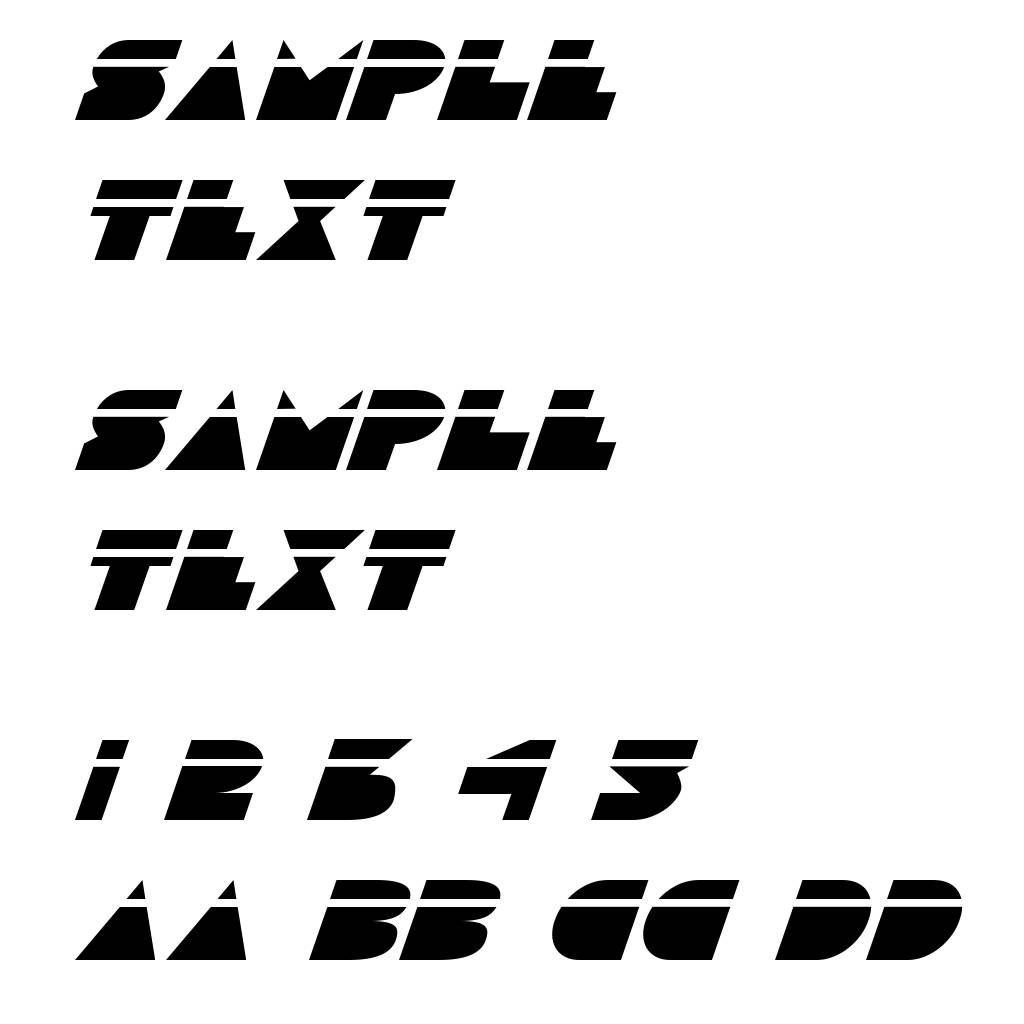 Disco Deck Laser Italic