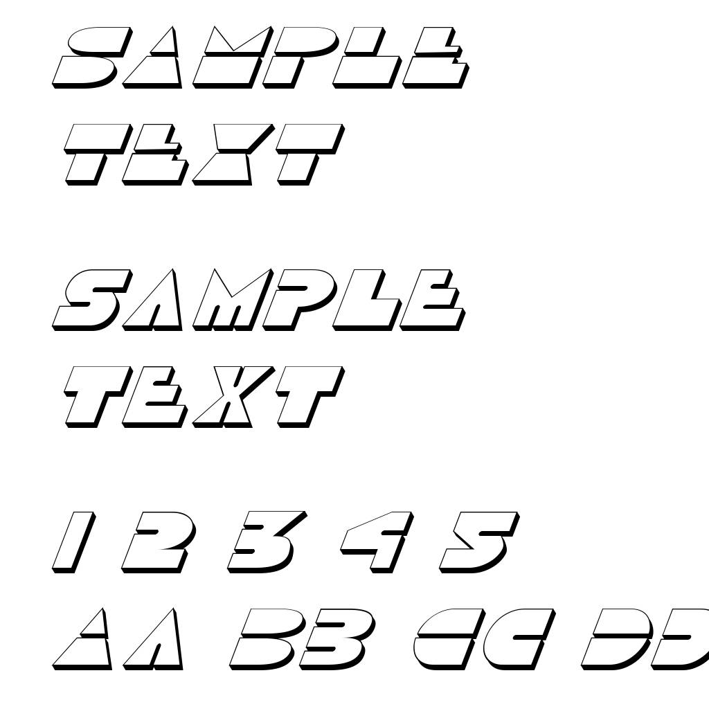 Disco Duck 3D Italic