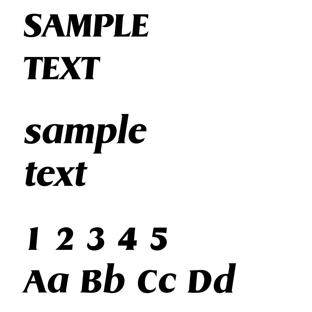 DragonSerial-Heavy-Italic