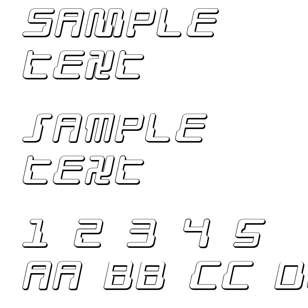 Droid Lover 3D Expanded Italic