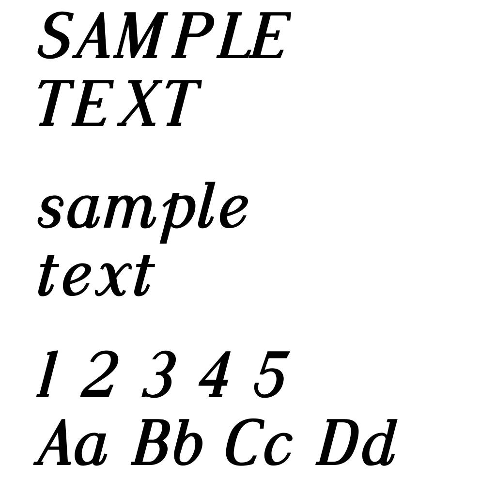 Dustismo Roman Bold Italic