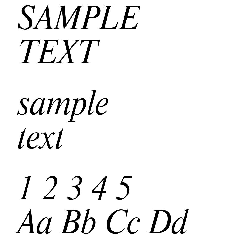Dutch 801 Italic Headline BT