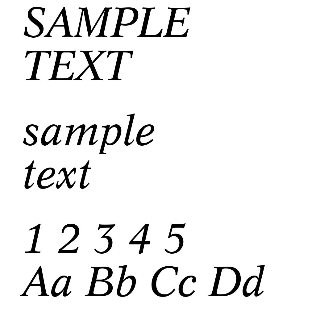 Dutch 809 Italic BT