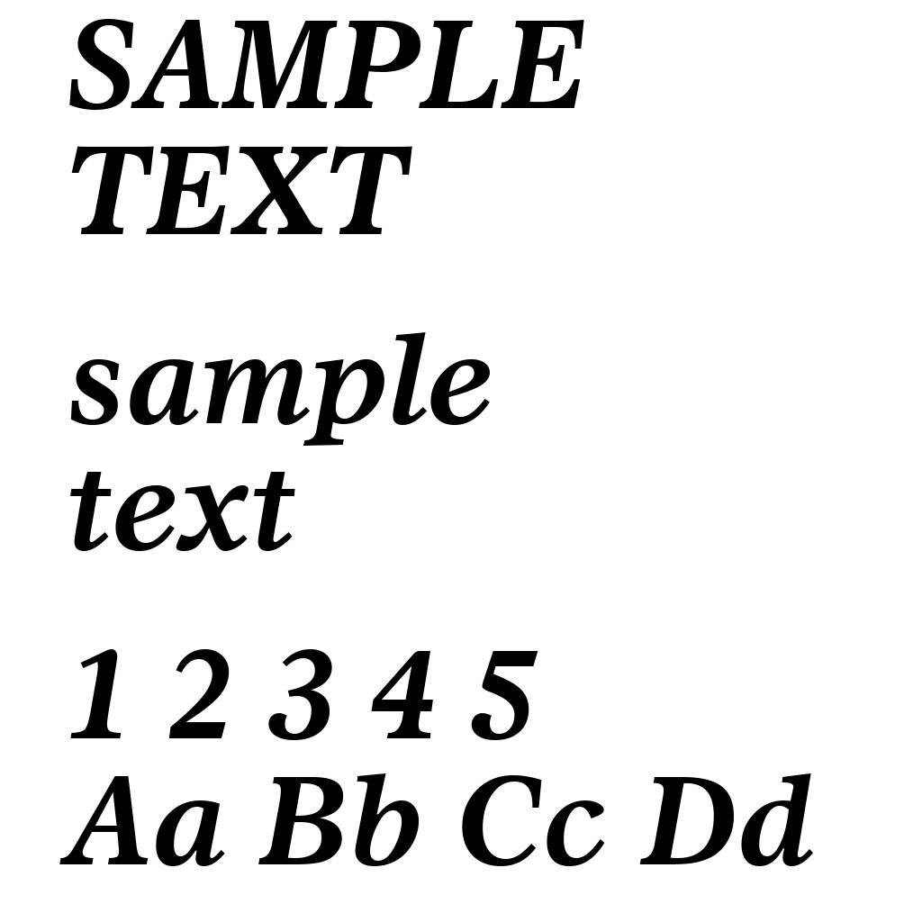 Dutch 811 Bold Italic BT