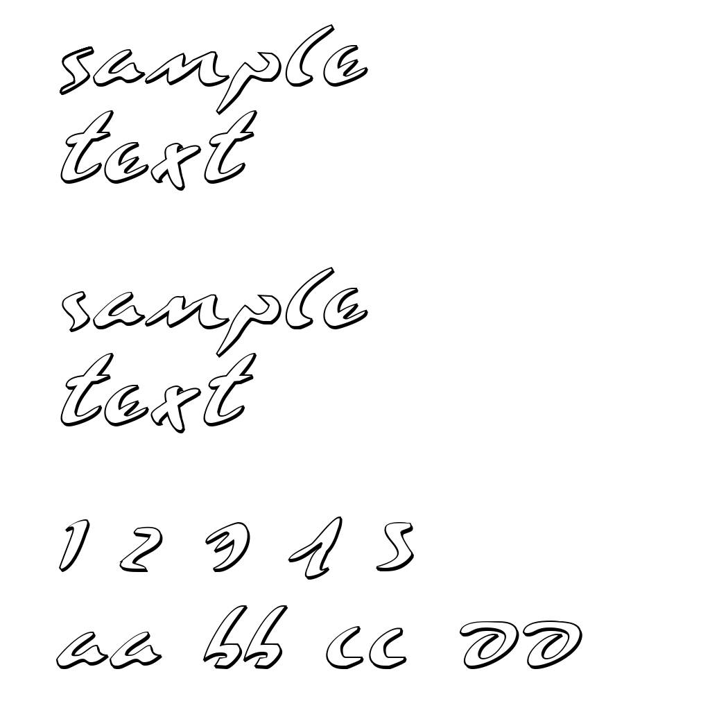 Eagleclaw 3D Italic