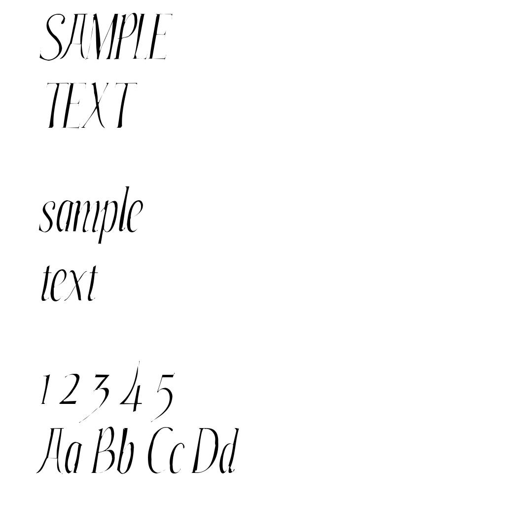 Echelon Gaunt Italic