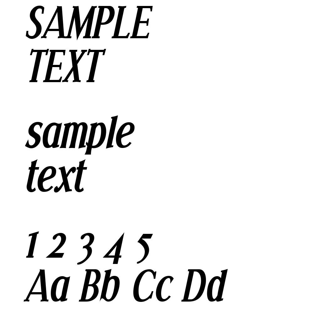Effloresce Bold Italic