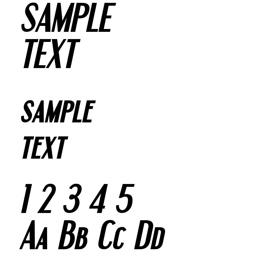 Engebrechtre Bold Italic