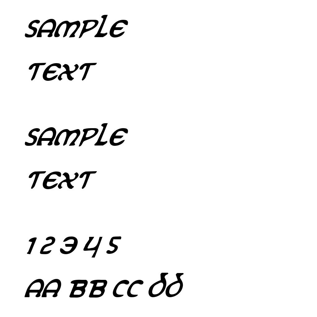 Erin Go Bragh Condensed Italic