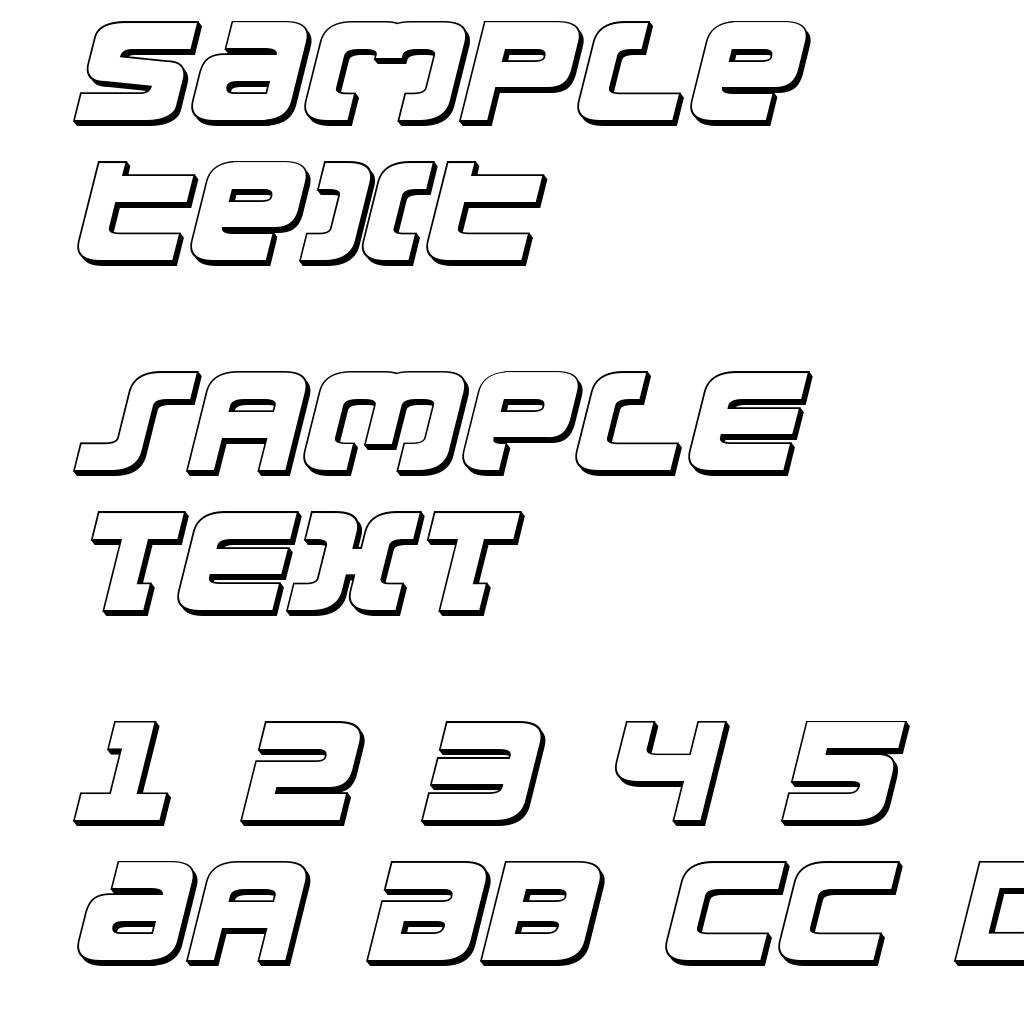 Exedore 3D Italic