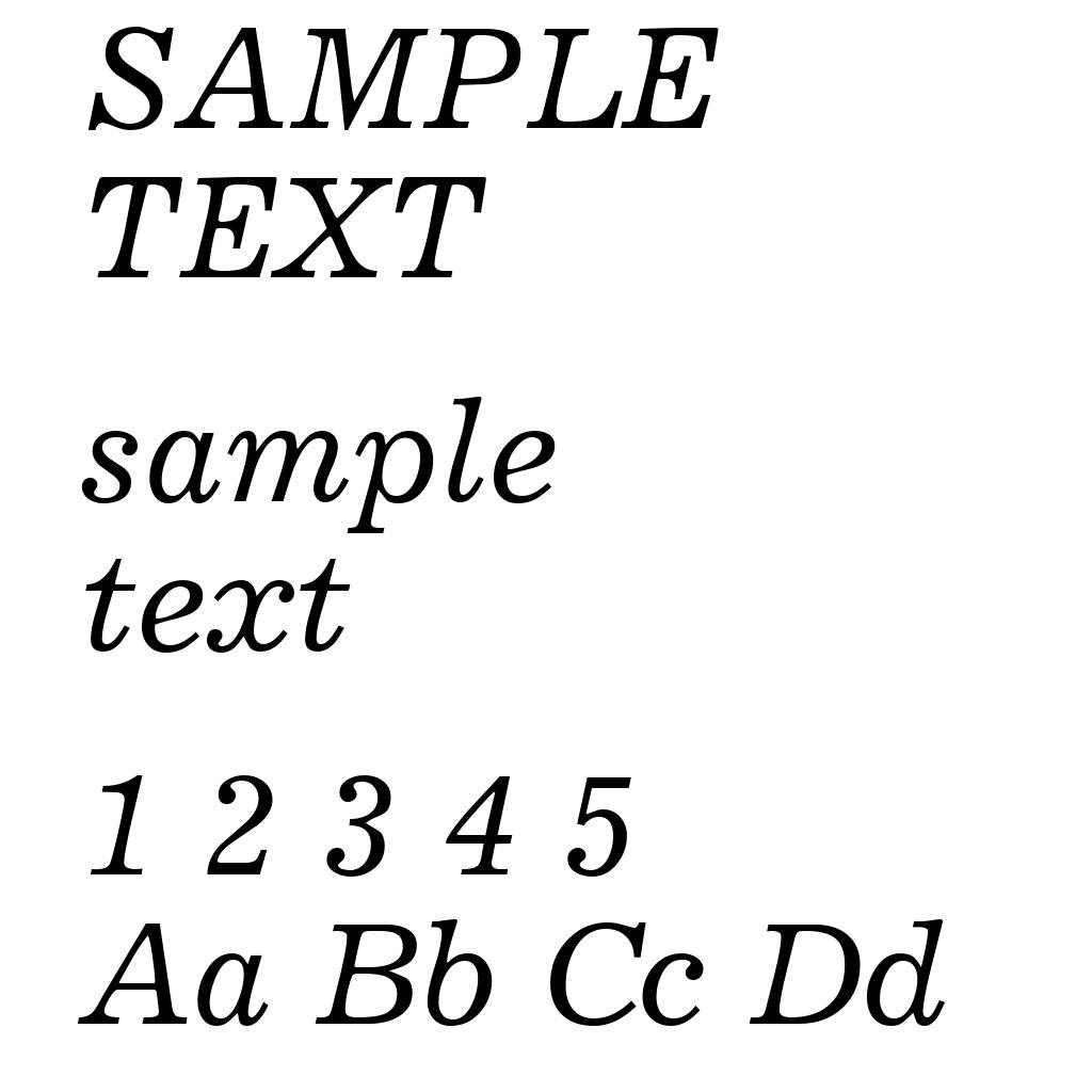 Exemplary-Italic