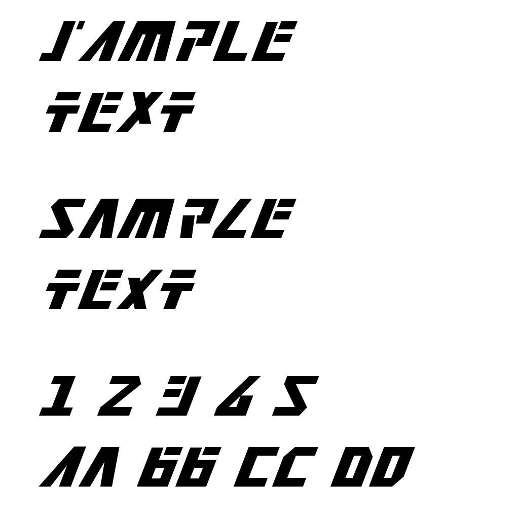 Falconhead Condensed Italic