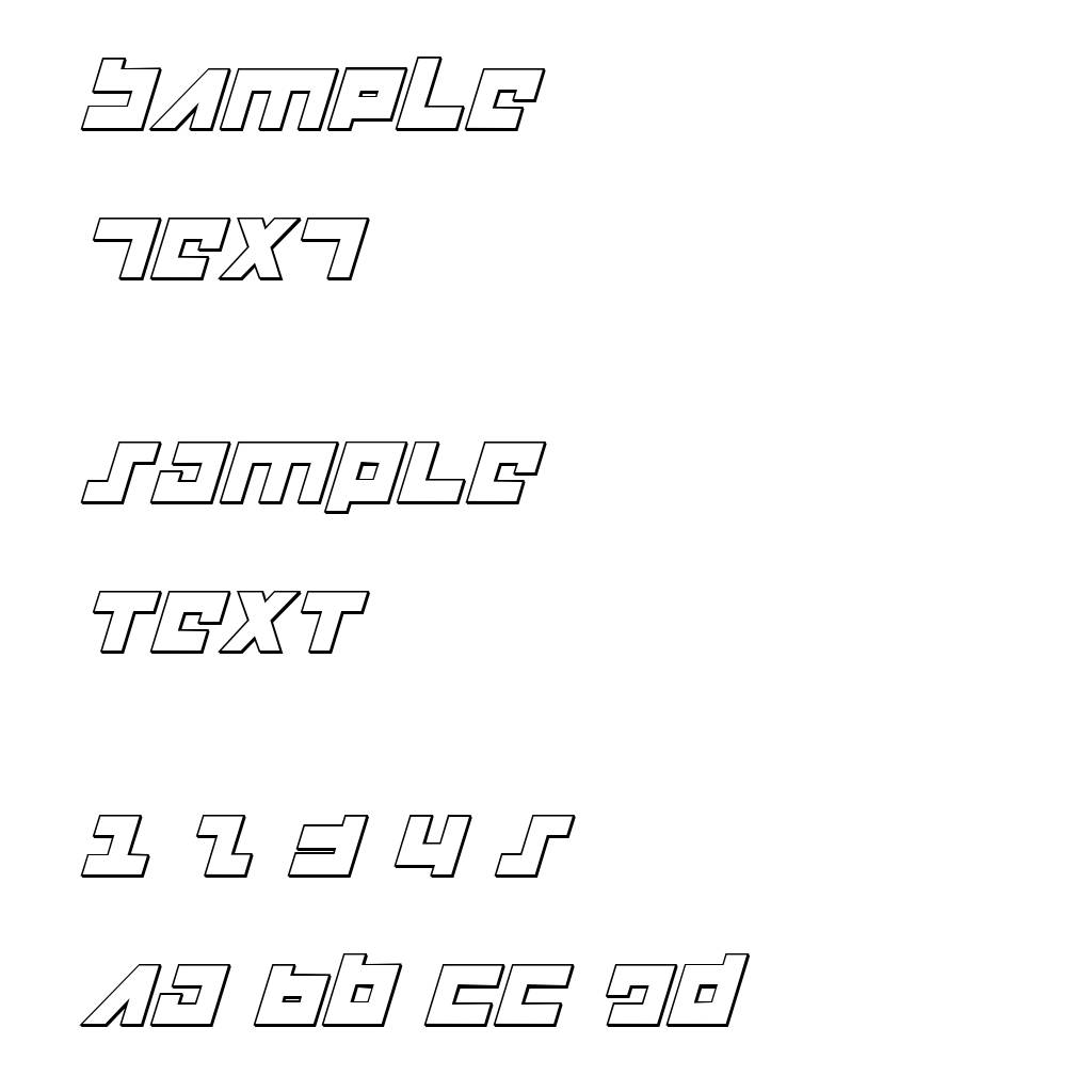 Flight Corps 3D Italic