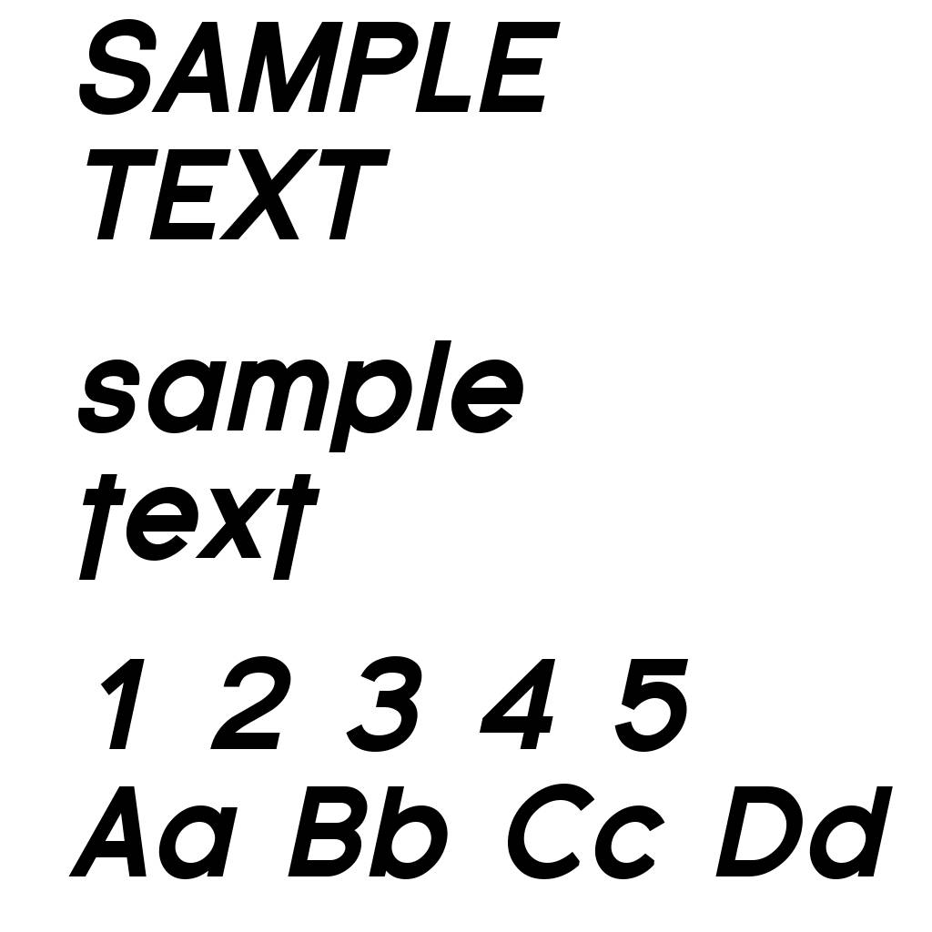Florencesans Black Italic