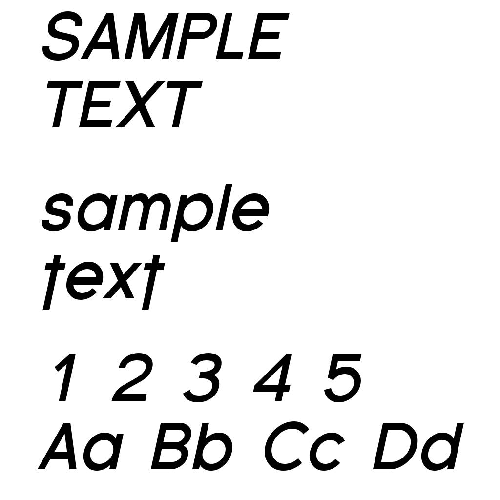 Florencesans Bold Italic