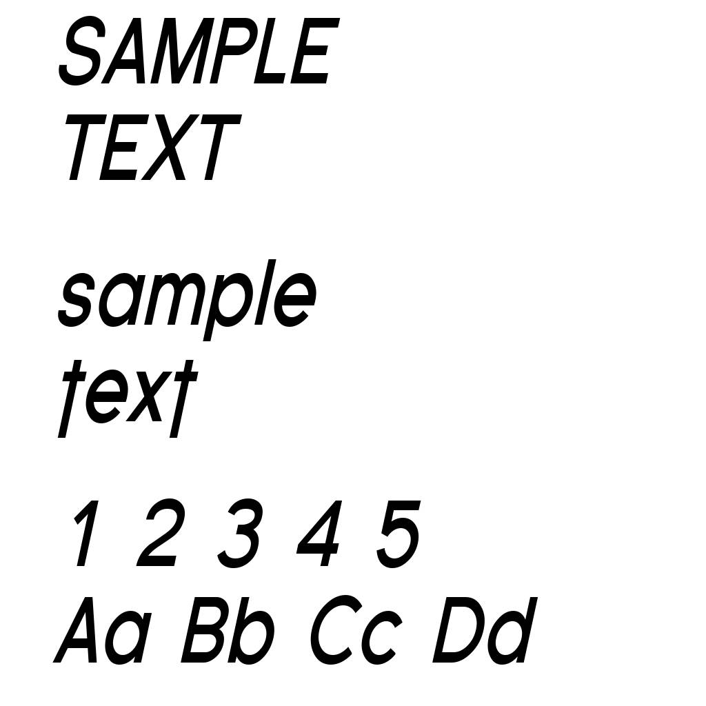 Florencesans Cond Bold Italic