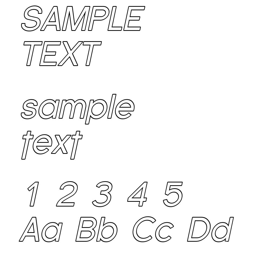 Florencesans Outline Italic