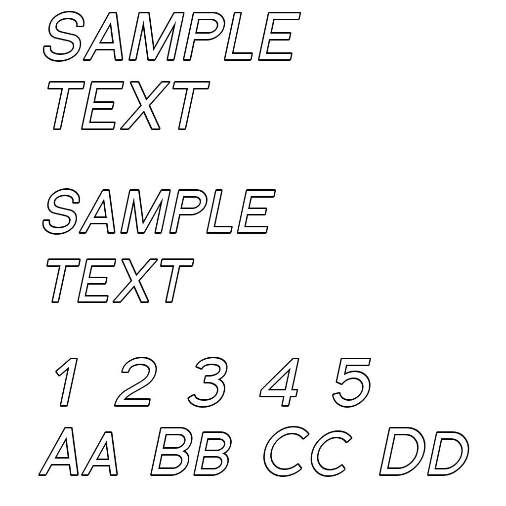 Florencesans SC Outline Italic